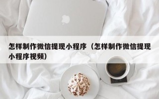 广州怎样制作微信提现小程序（怎样制作微信提现小程序视频）