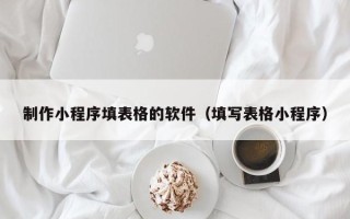 广州制作小程序填表格的软件（填写表格小程序）