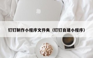 广州钉钉制作小程序文件夹（钉钉自建小程序）